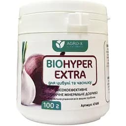 Мінеральне добриво Agro-x Biohyper extra Біохайпер Екстра для цибулі та часнику 100 г (47408)