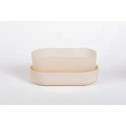 Вазон із піддоном Plastia Tolita, 3,2 л, бежевий (1909783040) - мініатюра 6