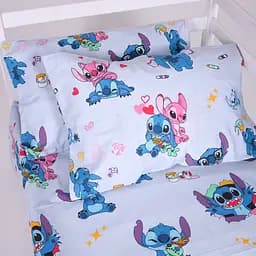 Простирадло MirSon Ranforce Elite Cute Stitch Blue 220x240 см (2200012552551)