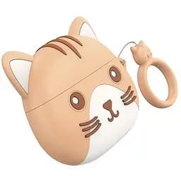 Наушники Hoco беспроводные EW46 TWS Хаки кот 6931474788863