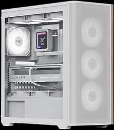 Корпус AeroCool D501A-G-WT-v2 ARGB White (ACCM-DS01043.21) - мініатюра 2