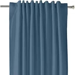Штори на кухню та в кімнату Cosas Denim 180х270 см 2 шт сапфір (Curtains_16Indigo_DUK) - мініатюра 2