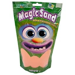 Креативна творчість "Кінетичний пісок Magic sand" Strateg 39404-7 помаранчевий 1 кг