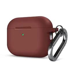 Силіконовий чохол для навушників Apple AirPods Pro 3, Hang Case, коричневий, ультратонкий захисний кейс товщиною 2 мм, захист від подряпин, пилу та ударів, компактний, з карабіном для кріплення, ArmorStandart (ARM88283)