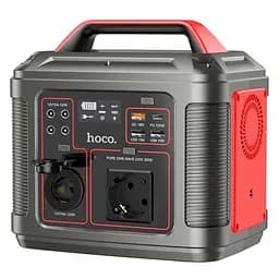 Портативная зарядная станция Hoco DB28 80000mAh (300W) Cеро-красная