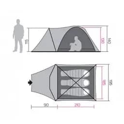 Намет Hannah Hover 3 (1052-118HH0152TS.01) - мініатюра 8