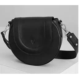 Жіноча шкіряна сумка Mandy чорна