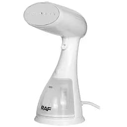Вертикальний відпарювач RAF R-1214 ручний парова праска для прасування одягу 1500 Вт Білий