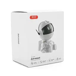 Ночник-проектор XO-CF4 Астронавт, пульт, кабель USB, White, Box - мініатюра 2