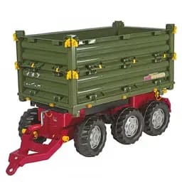 Причіп на 6 колесах Rolly Toys rollyMulti Trailer, зелений (125012)