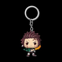 Фігурка брелок Funko Pop Фанко Поп Demon Slayer Tanjiro Клинок розсікаючий демонів Танджиро 4 см DS TK KC 4 - мініатюра 2