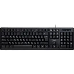 Клавіатура AOC KB100B USB UA Black (KB100B/97) - мініатюра 1