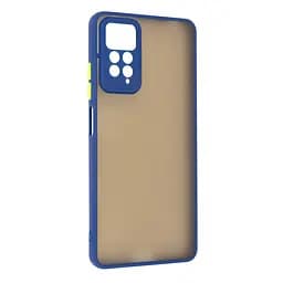 Чехол панель-накладка для Xiaomi Redmi Note 12 Pro 4G, Frosted Matte, синий, противоударный чехол с защитой всего корпуса, термополиуретан TPU + поликарбонат PC, ArmorStandart (ARM68325)