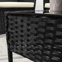 Набір садових меблів GardenLine Reno Black - мініатюра 8