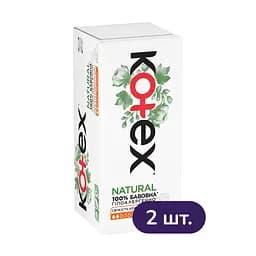 Ежедневные прокладки Kotex Natural Normal 80 шт. (2 уп. x 40 шт.)