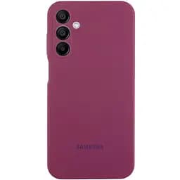 Чохол Lakshmi Silicone Cover Full Camera AAA with Logo для Samsung Galaxy A15 4G/5G/M15 5G Бордовий
