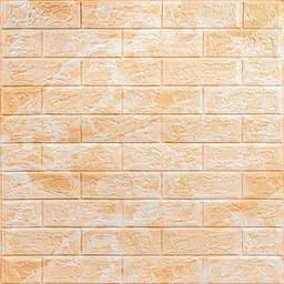 Декоративная 3D панель самоклеющаяся 700х770х3мм Мрамор желтый (062-3) SW-00000694