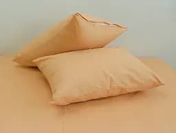 Комплект постільної білизни TAG Tekstil Євро 000210614 (emax Apricot Cream) - мініатюра 3