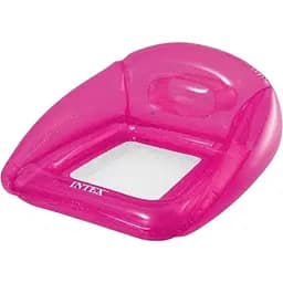 Надувний круг-крісло Intex 56802. Розміром 104x102 см, фіолетовий