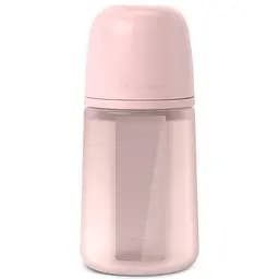 Пляшечка силіконова Suavinex Colour Essence фізіологічна соска повільний потік 240 мл світло-рожева (308654)