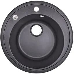 Мойка кухонная Lidz D510/200 BLA-03 (LIDZBLA03D510200)