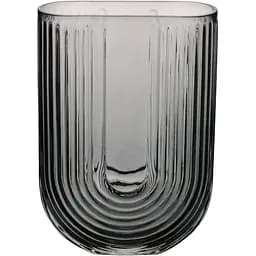 Ваза для квітів Viva Amelia скляна 18 см сіра (A060183)