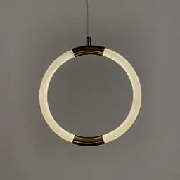 Дизайнерський латунний підвіс круг з гнучкою LED стрічкою Line.F Mj 60/1 - мініатюра 2