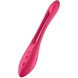 Универсальный гибкий вибратор для пар Satisfyer Elastic Joy Red