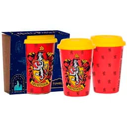 Склянка Warner Bros Harry Potter. Gryffindor порцелянова червона 410 мл (76001746)