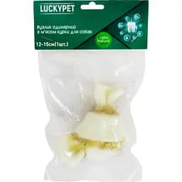 Узелок Lucky Pet одинарный с мясом курицы №4 12-15 см 1 шт.
