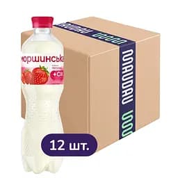 Упаковка напою Моршинська зі смаком полуниці негазований 6 л (0.5 л x 12 шт.)