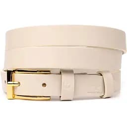 Ремінь шкіряний Grande Pelle для жінок 120х2 см красивий тонкий acs0029632