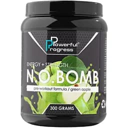 Передтренувальний комплекс Powerful Progress N.O.BOMB Apple 300 г 