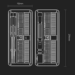 Набір викруток з бітами Xiaomi JIMI Home Screwdriver Set 81 в 1 (JM-GNT80) - мініатюра 8
