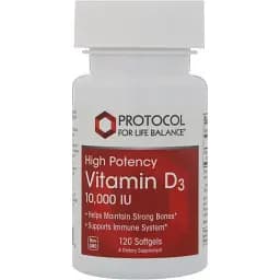 Витамин Д3 Protocol for Life Balance 10 000 МЕ 120 капсул