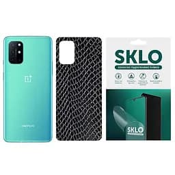 Защитная гидрогелевая пленка SKLO Back (тыл)Snake для OnePlus 7 Черный