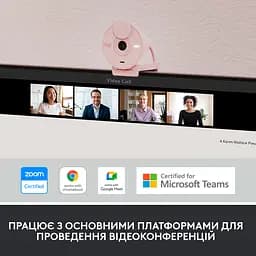 Веб-камера Logitech Brio 300 Rose (960-001448) - мініатюра 7