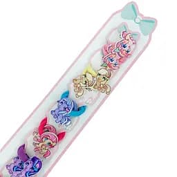 Резинка для волосся дитяча Міні єдиноріг La-beauty 0108-420, 10 штк