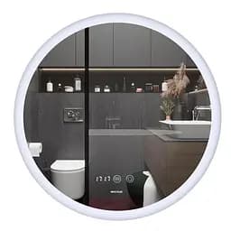 Дзеркало Mixxus Plain MC10-60 (годинник, LED-підсвічування, антизапотівання) MI6013