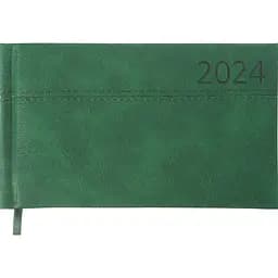 Щоденник датований Buromax Orion 2024 153х87 мм зелений (BM.2906-04)