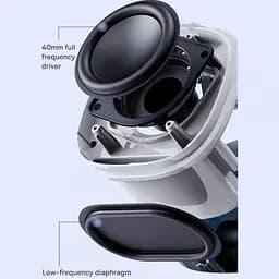 Портативна акустика Baseus AeQur V2 Wireless Speaker Moon 30 годин бездротова біла - мініатюра 9