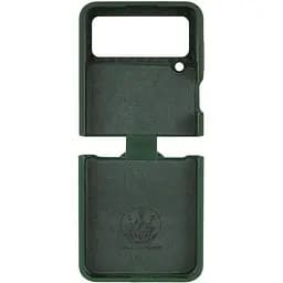Чохол Foldables Silicone Cover Lakshmi (AAA) для Samsung Galaxy Z Flip4 Зелений / Cyprus Green - мініатюра 3