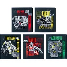 Набор тетрадей Kite DC Comics А5 в клетку 24 листа 20 шт. (DC24-238)