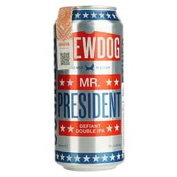 Пиво BrewDog Mr President светлое 9.2% ж/б 0.44 л