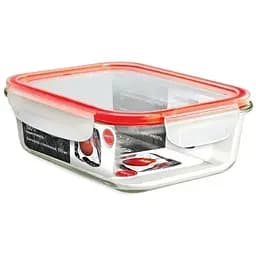 Контейнер термостійкий скляний Fackelmann з герметичною пластиковою кришкою 370 мл (76011)