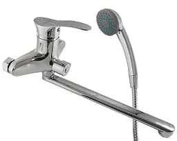 F22001 Змішувач для ванни довгий гусак Ø40 Frap 1/10 Хром