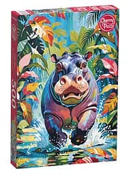 Пазлы CherryPazzi Счастливый бегемот, 500 элементов, 34.5x50 см, 20272