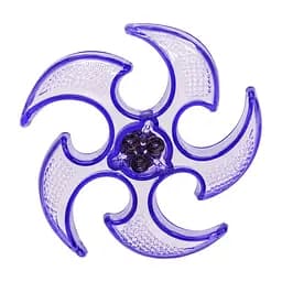 Літаючий бумеранг SB2306Violet гума, зі світлом, 15 см, у пакеті