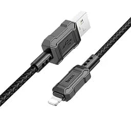 Кабель Hoco Lightning Leader charging data cable X94, 1 метр черный