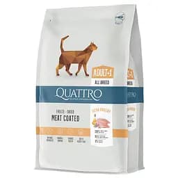 Корм Quattro Cat Adult Chicken для дорослих котів від 1 року з куркою 1.5 кг